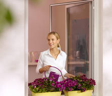 Insektenschutz Drehrahmen + Pendelfenster