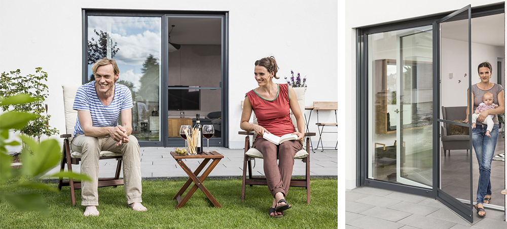 Drehtuer-Insektenschutz