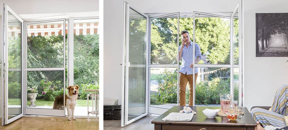 Pendeltuere-Insektenschutz