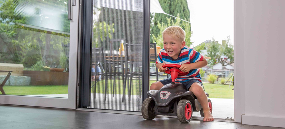 Plisseetuere-Fliegengitter