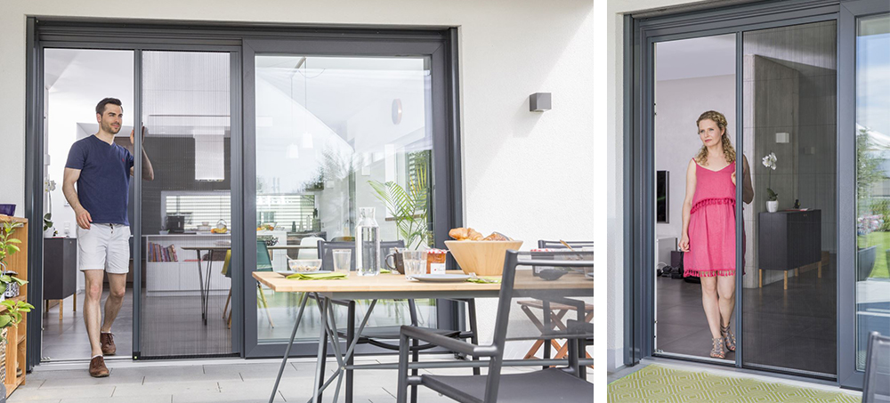 Plisseetuere-Insektenschutz