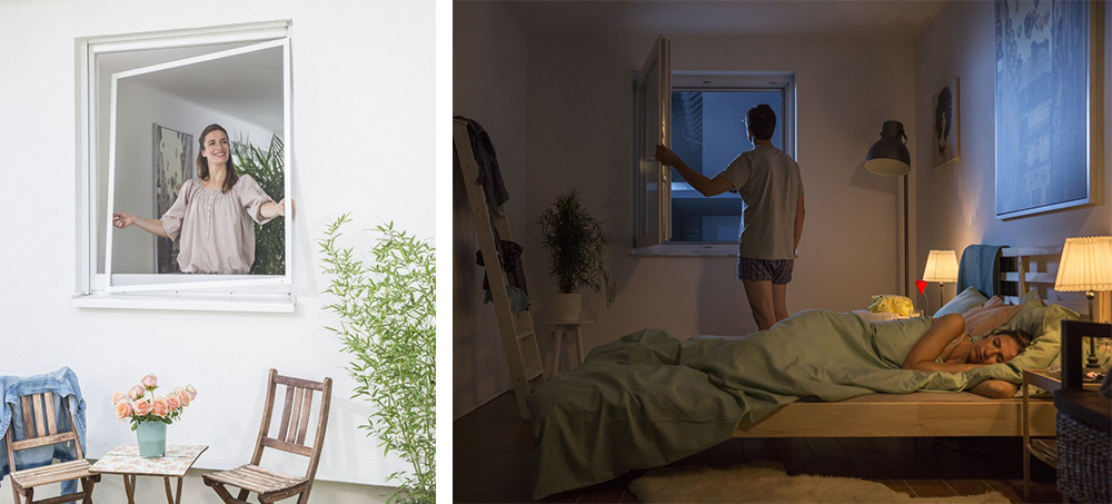 Spannrahmen-Fliegengitter